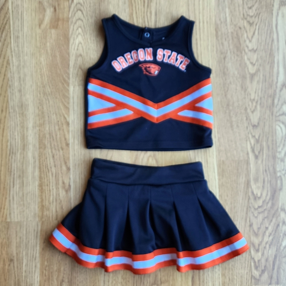 Colosseum Toddler Oregon State University Cheerleader Outfit